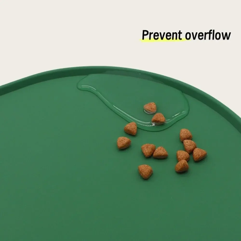 Pet Silicone Waterproof Feeding Food Mat Dog Cat Non Slip Bowl Placemat
